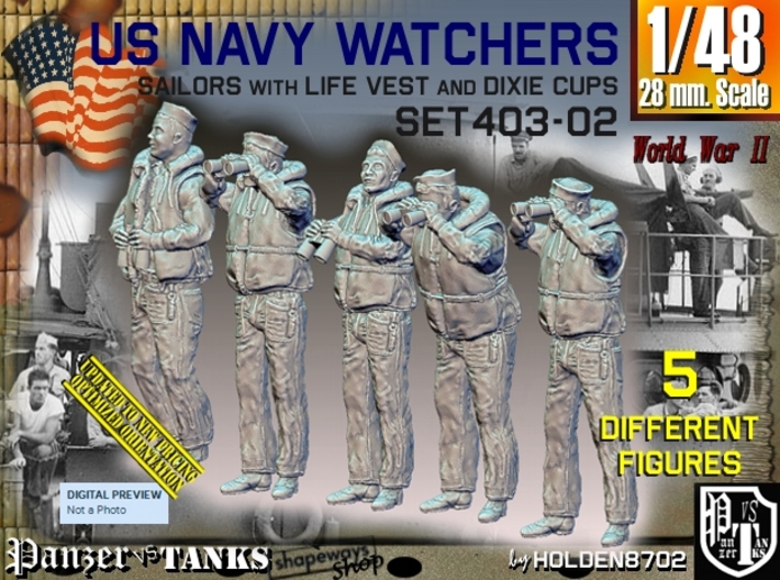 1/48 USN Watchers Set403-02 3d printed