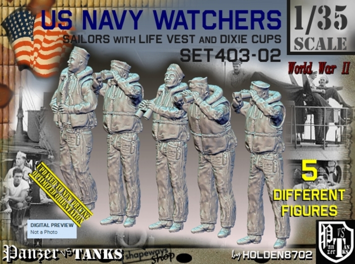 1/35 USN Watchers Set403-02 3d printed