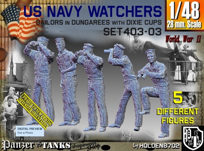 1/48 USN Watchers Set403-03 3d printed