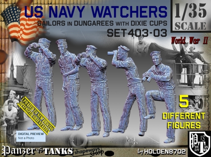 1/35 USN Watchers Set403-03 3d printed