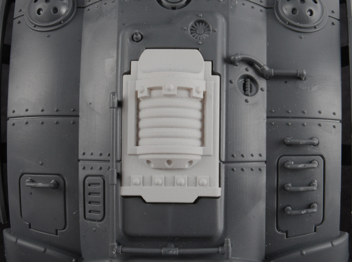 Plasma Coil - Carapace Hatch 3d printed 