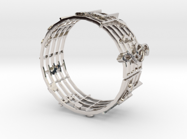 Music Bracelet 3d printed