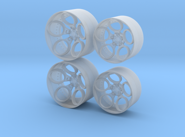 RotiForm ZRH Inspired Wheel Set - 1:24th scale 3d printed