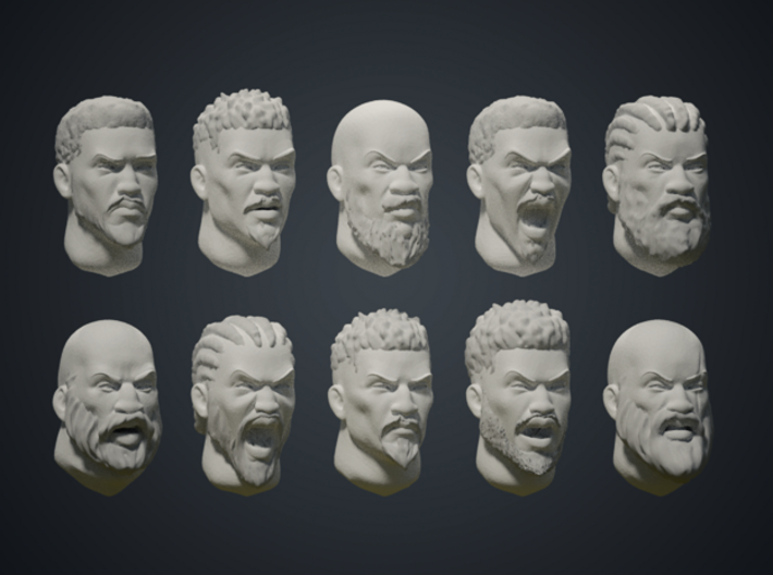 Warfaces 2 - African Male 3d printed