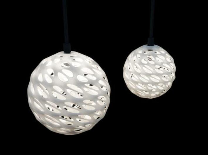Moby Hanging Light Shade Big 3d printed