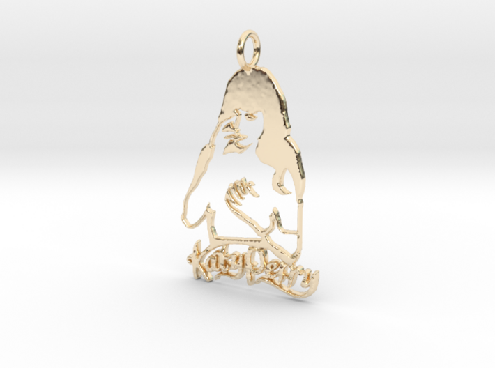 Katy Perry Fan Pendant - Exclusive Jewellery 3d printed