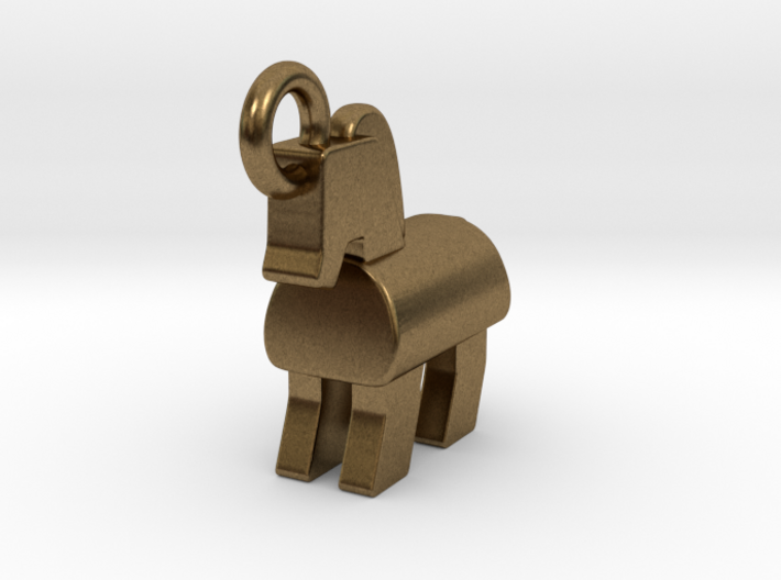 Trojan Horse Pendant 3d printed