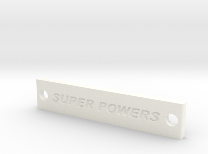 Super Powers Battery Strap 3d printed