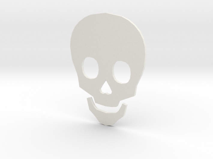 Time to Die Skull 3d printed