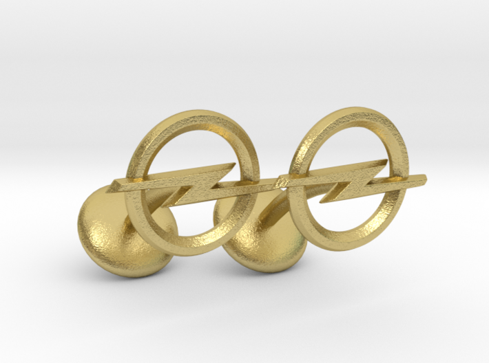 Opel Cufflinks 3d printed