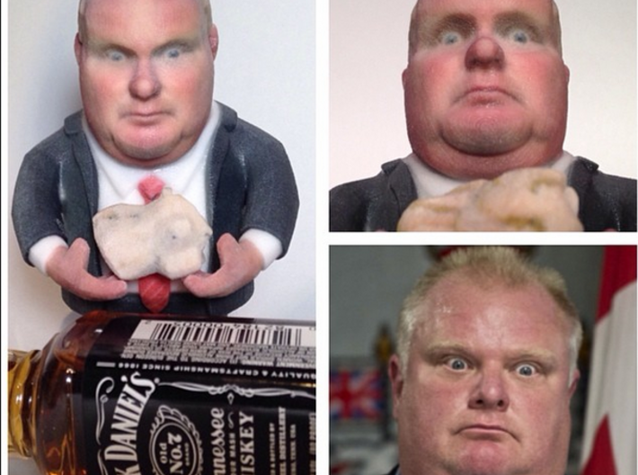 Rob Ford Canada's Mayor of Toronto 3d printed