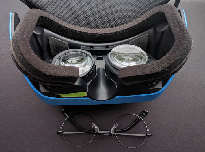 Adapter for Prescription Lenses for Mixed Reality  3d printed Right one mounted in VR headset