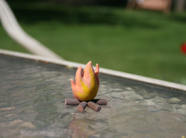 Campfire Miniature 3d printed 