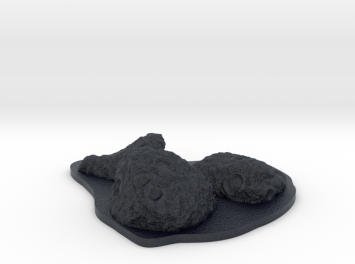 Low Profile Asteroid Group 3 3d printed