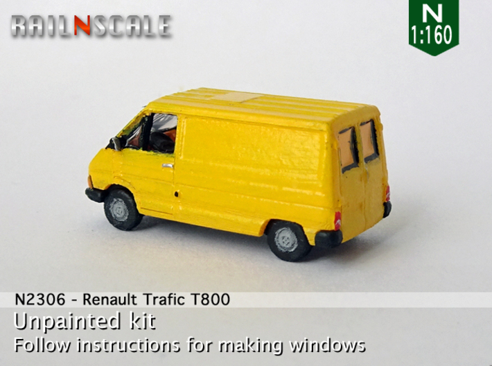 Renault Trafic T800 (N 1:160) 3d printed