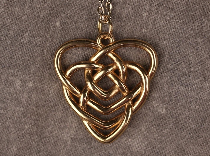 Mother's Knot Pendant 3d printed