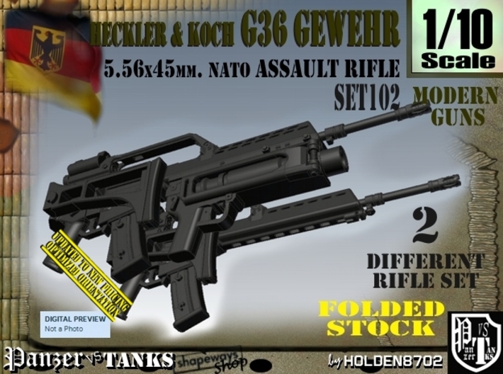 1/10 Heckler Koch Gewehr G36 Set102 3d printed