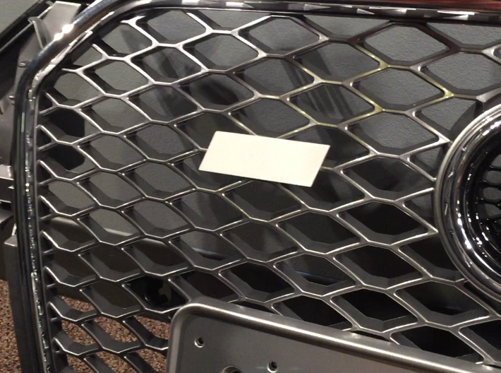 B8/8.5 S4 RS Grill Bracket S4_Badge 3d printed 