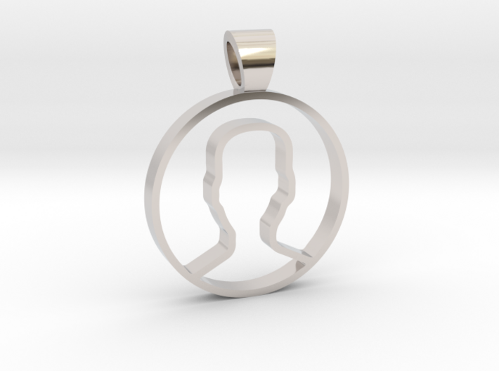 User face [pendant] 3d printed