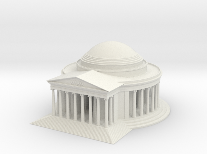 Jefferson_Memoria Whole combined model increased f 3d printed