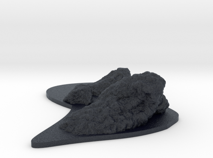 Low Profile Asteroid Group 4 3d printed