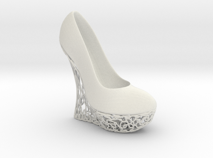Right Wedge High Heel (complete) 3d printed