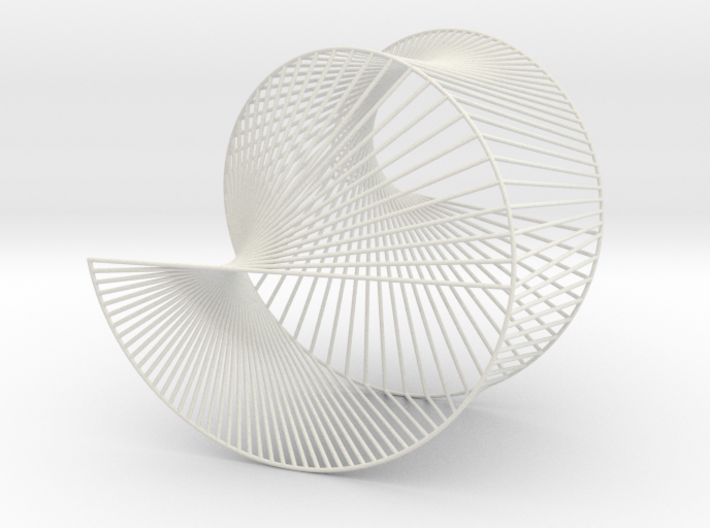 Cardioid Geometric 3D String Art V1 3d printed