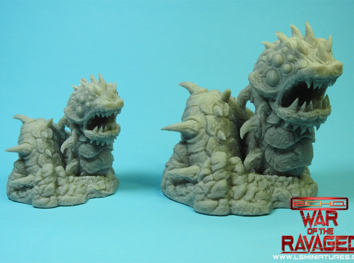 Ravager Worm-War Of The Ravaged Board Game Mini 3d printed 