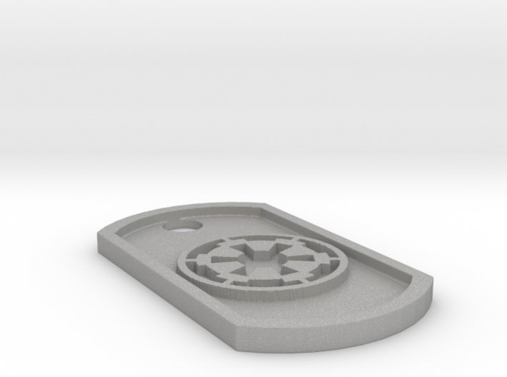 Star Wars Imperial Seal Themed Dog Tag 3d printed