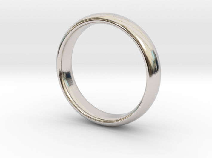 Simple wedding ring 3d printed