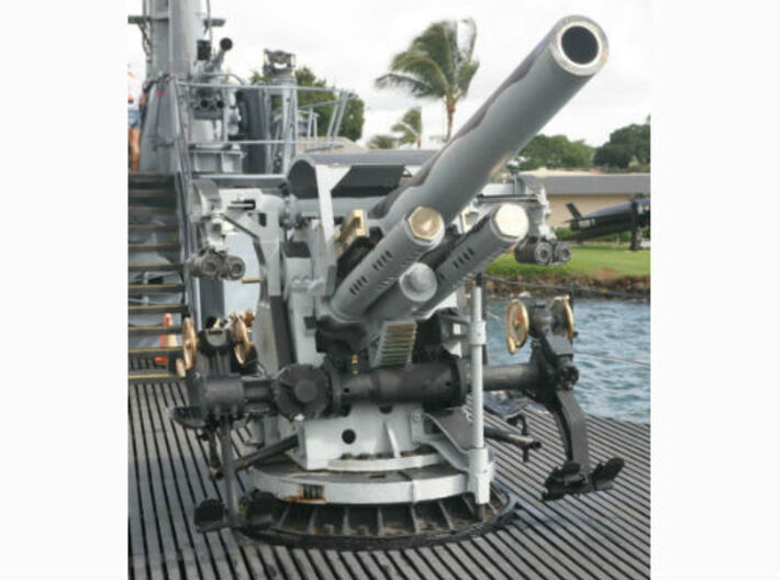1/192 5 inch 25 Gun Mount Mk 40 3d printed 