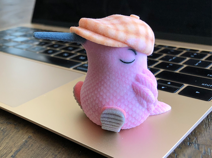 The Creative Culture Hummingbird 3d printed Chilling on your laptop