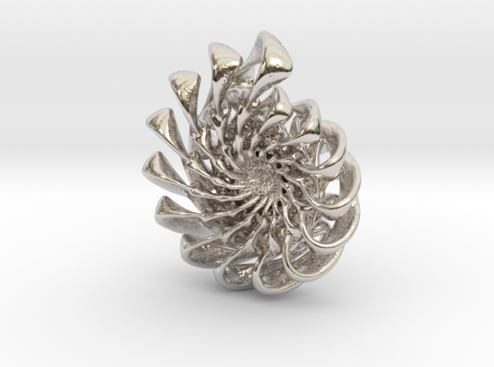 Ammonite Pendant 3d printed