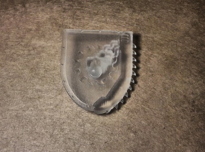 Mixed Chainshield (Buzzsaw Droplet design) 3d printed 