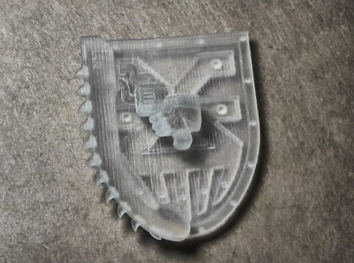 Mixed Chainshield (Blood God design) 3d printed 