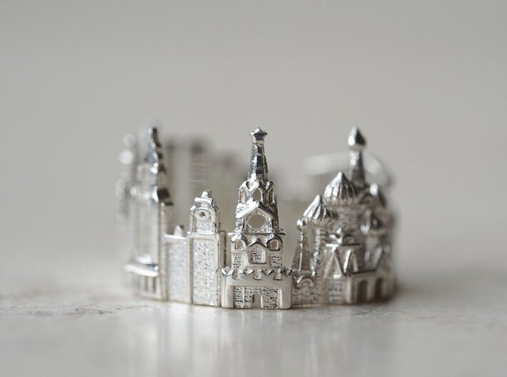 Moscow City Ring - Fancy Gift for Best Friend 3d printed