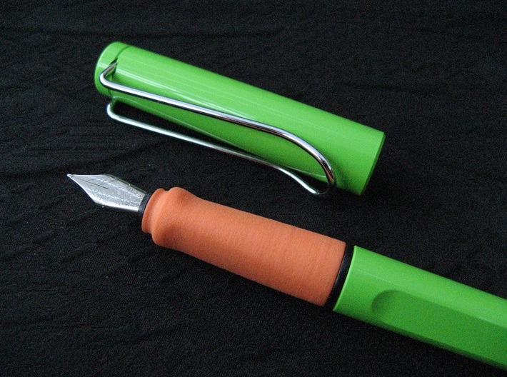 Pen Grip for Lamy Safari FP (Schmidt PRS) 3d printed (Lamy Safari &amp; Schmidt parts not included)