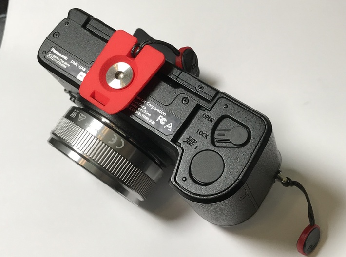 Camera Baseplate, GorillaPod & Arca Clamp 3d printed Secures to your camera.
