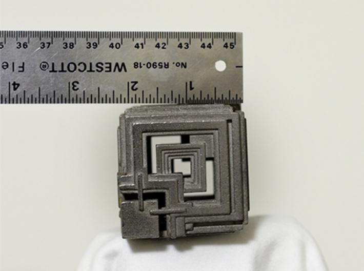 Cube 04 3d printed Cube 04 Detail Ruler
