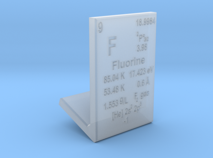 Fluorine Element Stand 3d printed