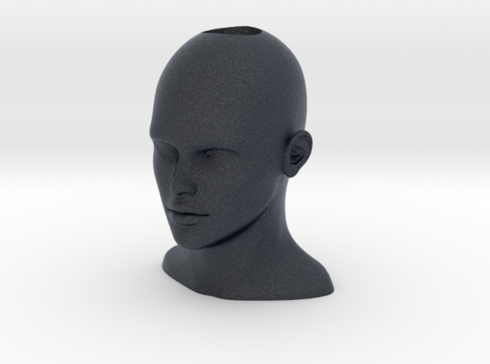 Female Head Charm 3d printed