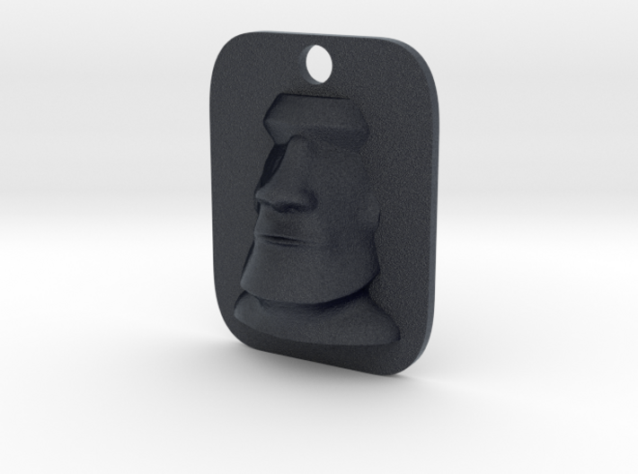 Moai Easter Island Head Keyfob 3d printed