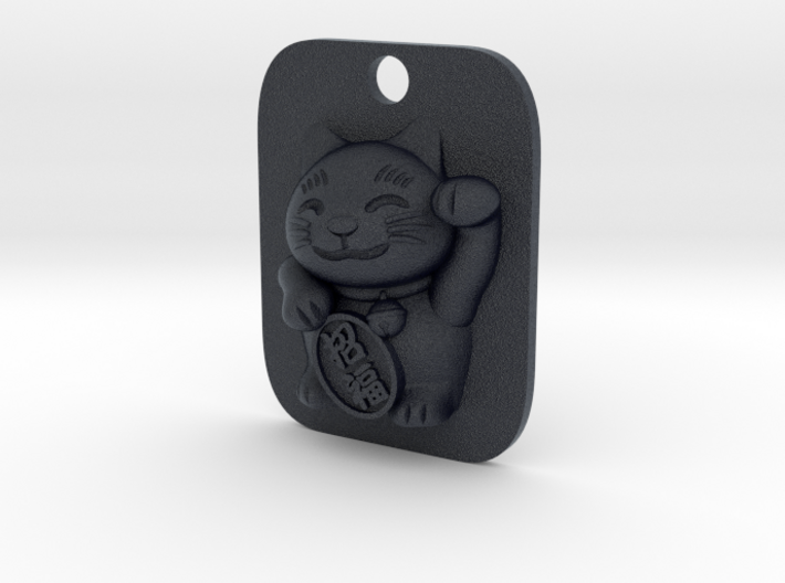 Lucky Cat Keyfob 3d printed