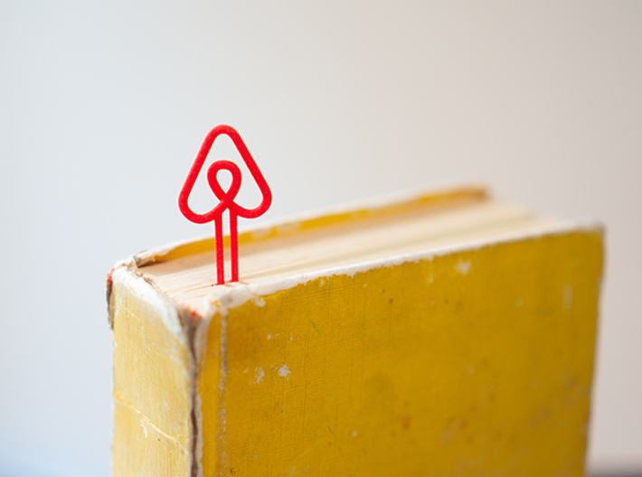 Airbnb Bookmark 3d printed 