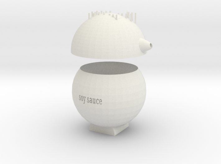 soy sauce Spice jar 3d printed