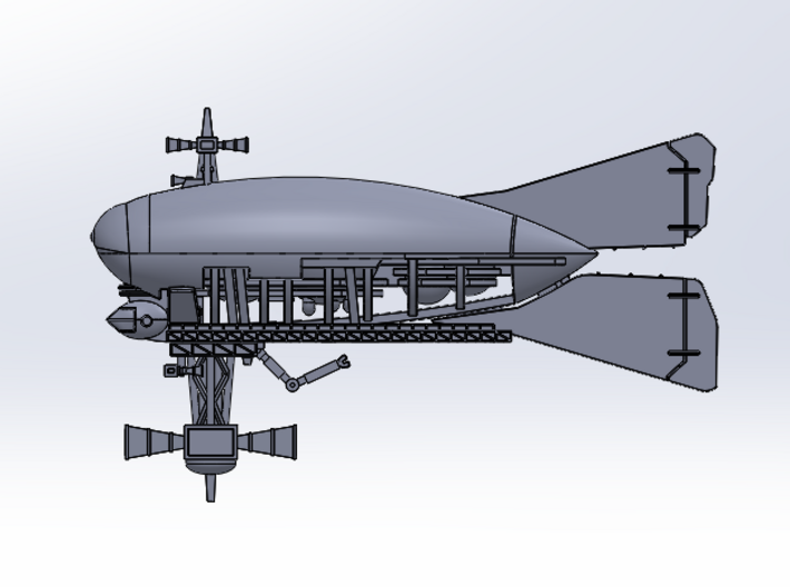 Last Exile. Anatoray Scout Airship 3d printed 