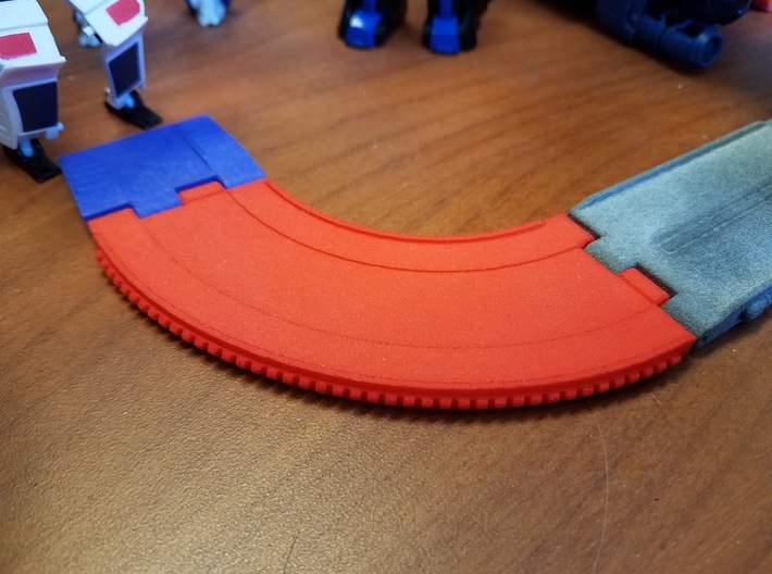 Titans Return Curved Extension Ramp 3d printed