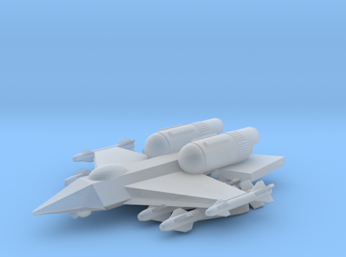 285 Scale Federation F-15 "Eagle" Fighter MGL 3d printed 