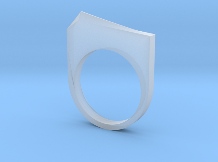 Faceted Ice Ring 3d printed