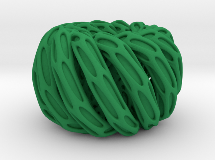 Solid Twisted double torus 3d printed